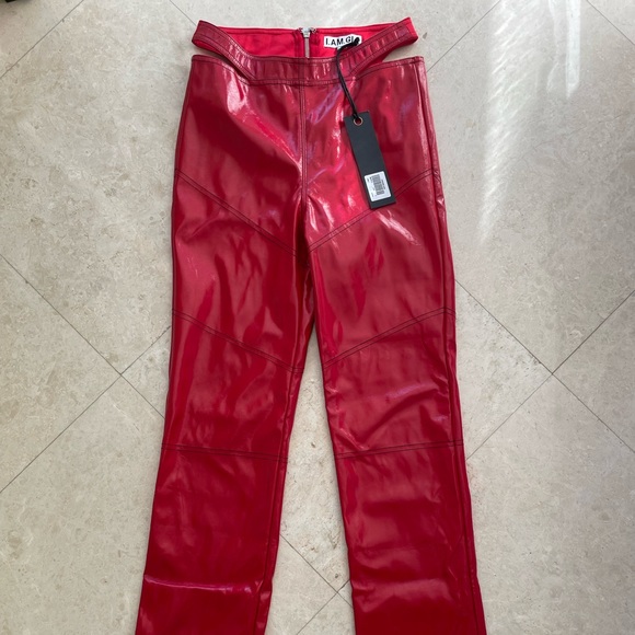 I.AM.GIA Paris Pant Red NWT - Picture 3 of 5